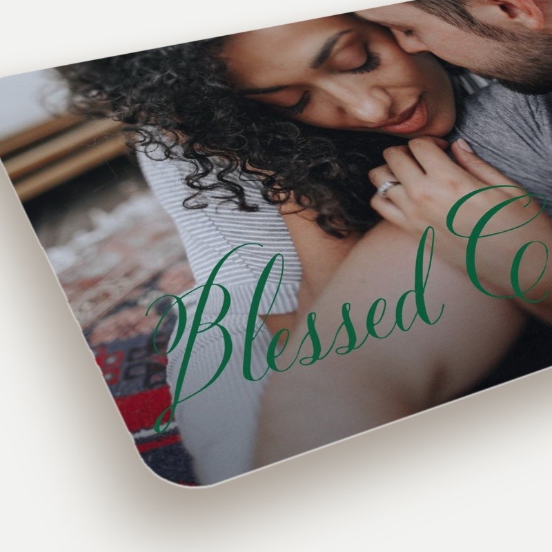 Simply Script Holiday Card