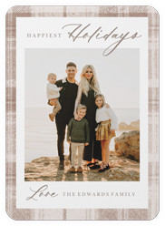 Plaid Border Elegance