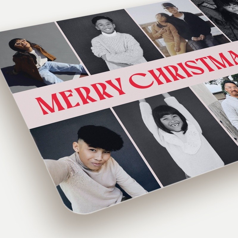 Bold Collage Holiday Card