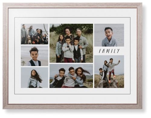 Rustic Picture Gallery Collage Of Seven
