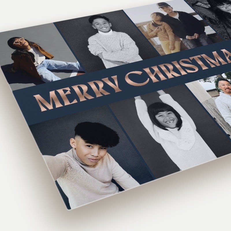 Bold Stack Holiday Card