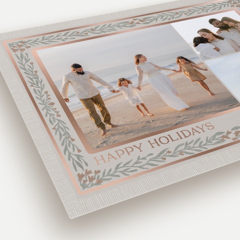 Botanical Vines Holiday Card