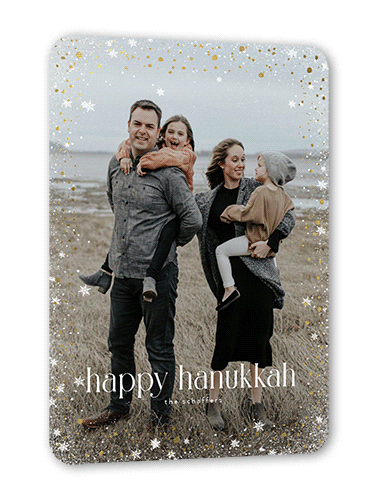 Cool Rounded Hanukkah Card