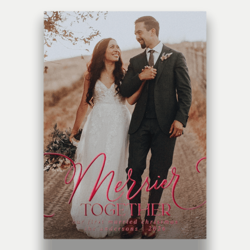 Joyful Whirls Holiday Card