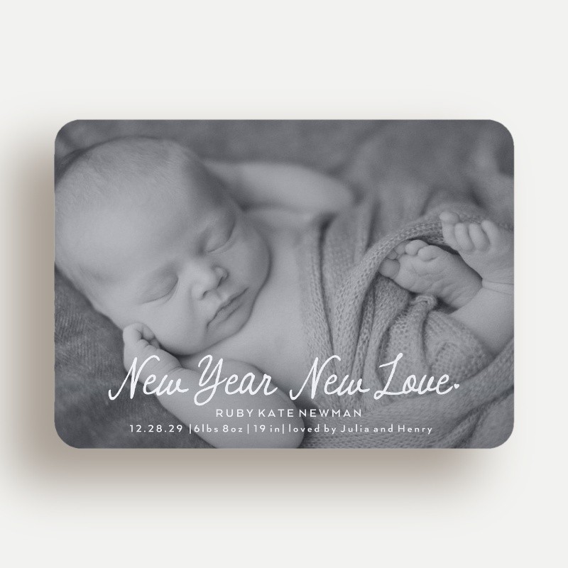 New Love Birth Announcement