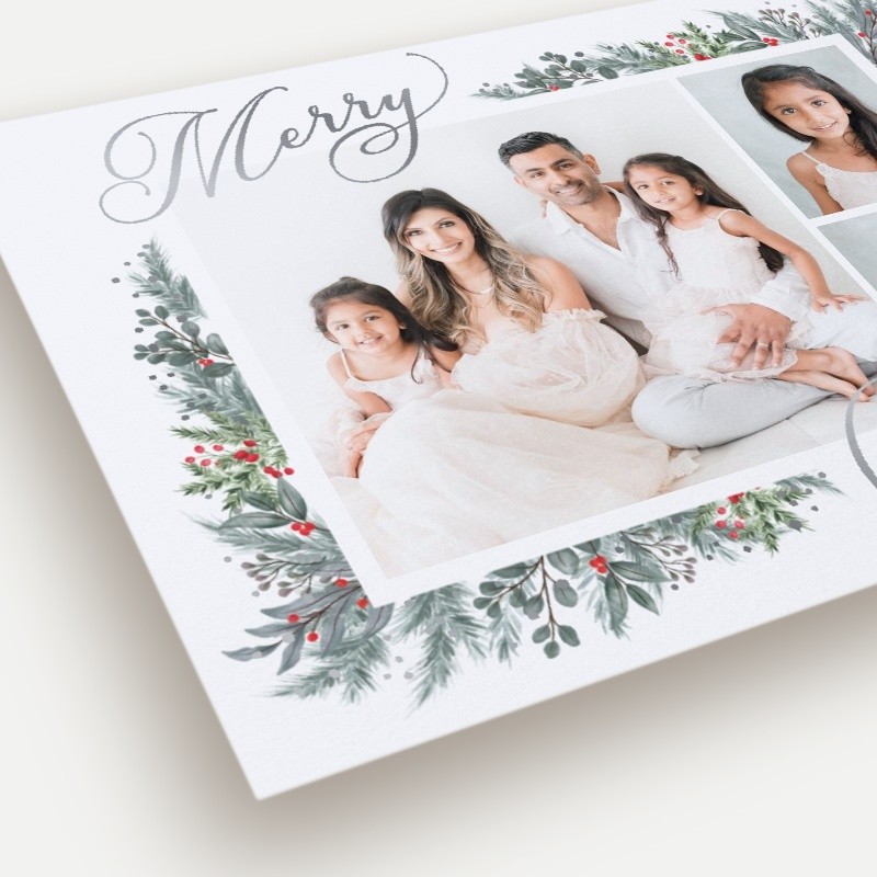 Wrapped Botanicals Holiday Card