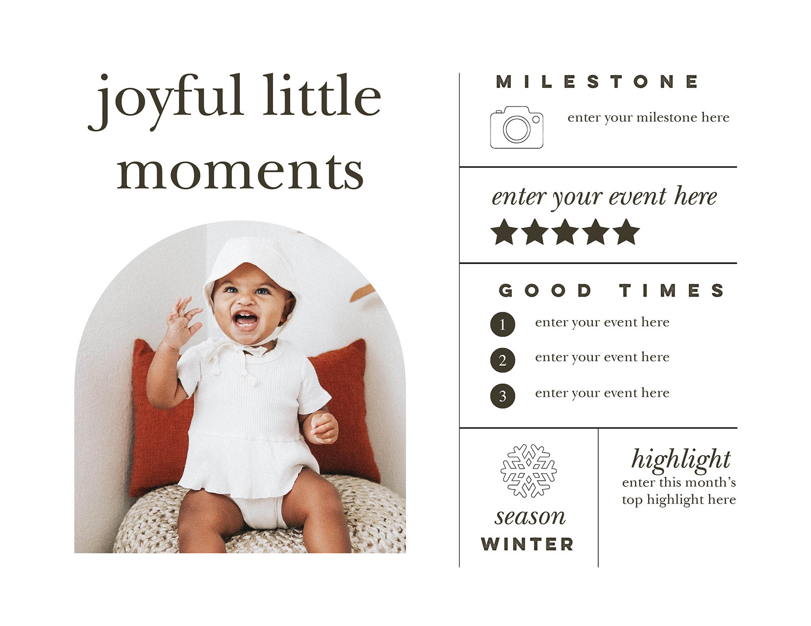 Modern Year In Review Gallery Calendar 8x11 undefined  Wall Calendar