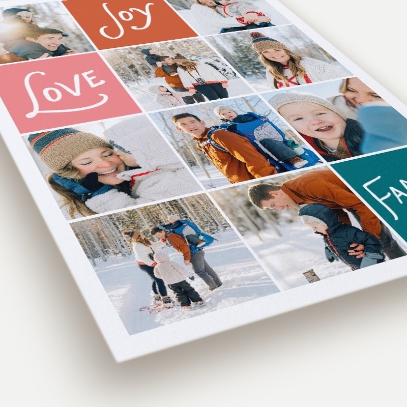 Playful Blocks Holiday Card