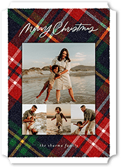 Plaid Photo Frame