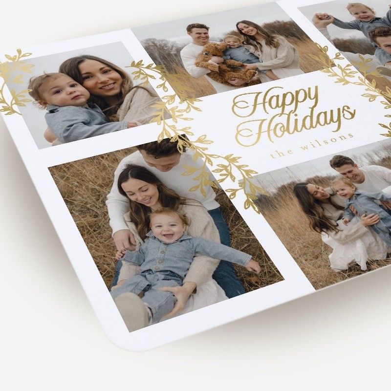 Painted Sprigs Holiday Card