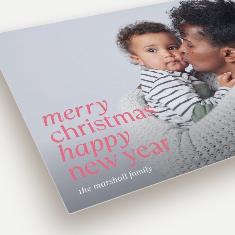 Overlay Script Holiday Card
