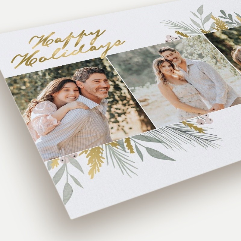 Scattered Botanicals Holiday Card