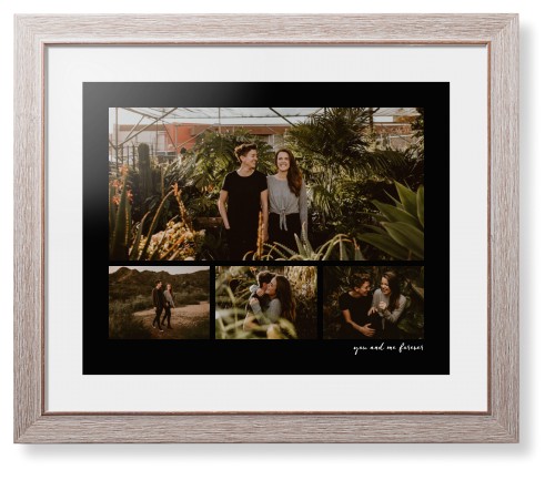 Framed Prints: Modern Hero Gallery Of Four Portrait Rustic Modern Frame White Top & Bottom Mat 16x20 4 Photos Shutterfly