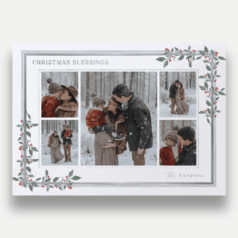 Climbing Vines Holiday Card
