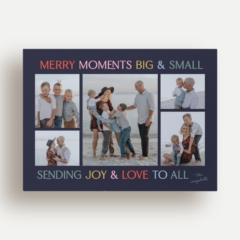 Cheerful Multi Christmas Card