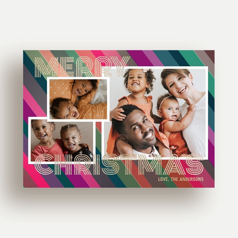 Eye Catching Fast Christmas Card