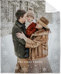 Snowflake Overlay Portrait