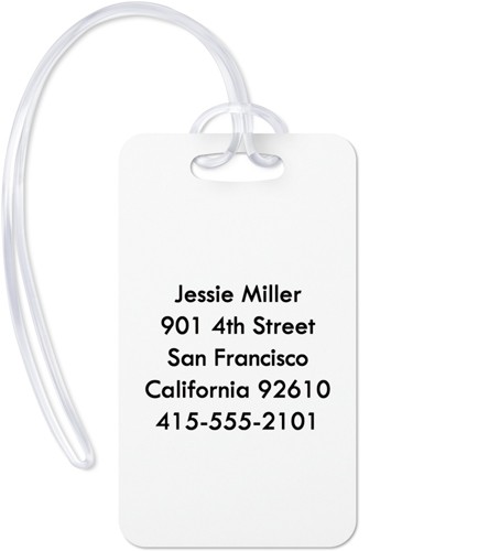 Photo Gallery 2x4 Multicolor  Luggage Tag