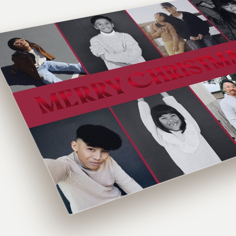 Bold Stack Holiday Card