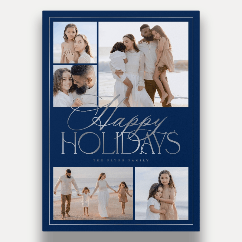 Refined Collage Holiday Card