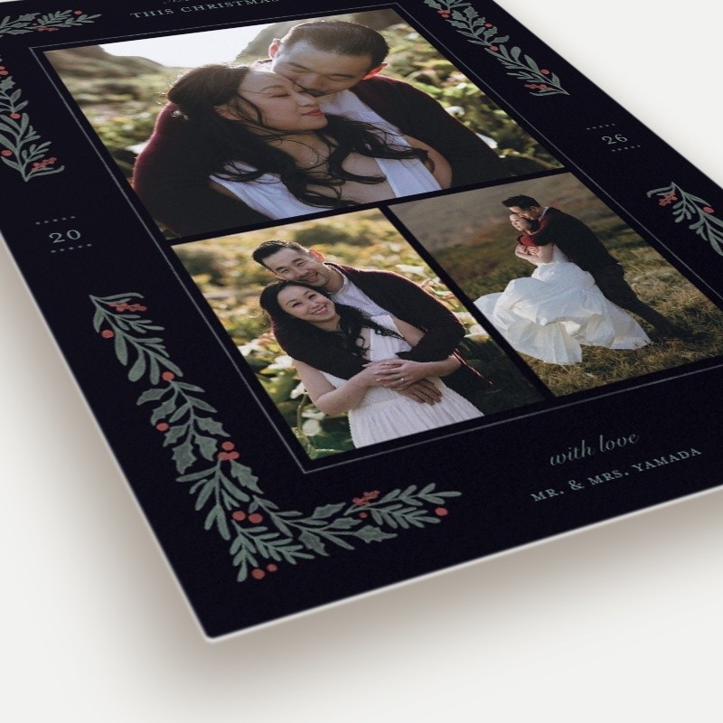Holly Union Holiday Card