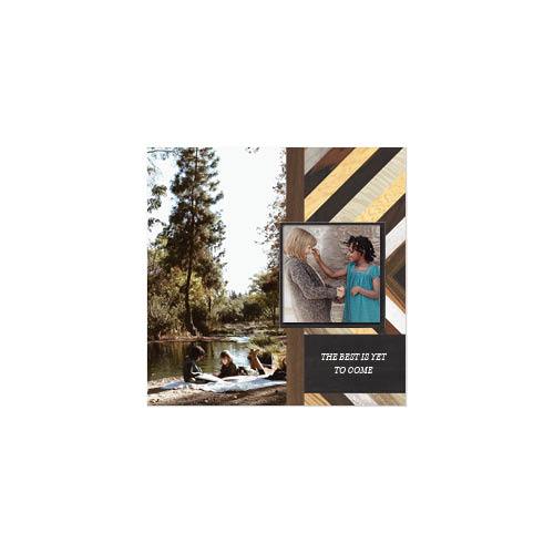 Wood Patterns 12x12 undefined  Wall Calendar