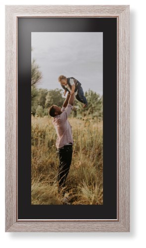 Framed Prints: Photo Gallery Panoramic Portrait Rustic Modern Frame Black Top & Bottom Mat 10x24 1 Photo Shutterfly