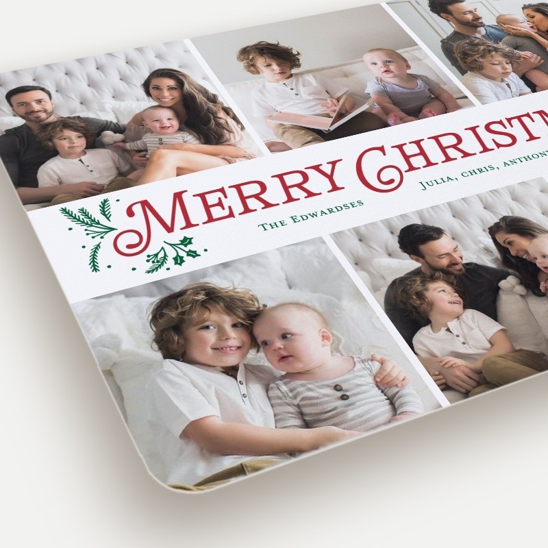Botanical Banner Holiday Card