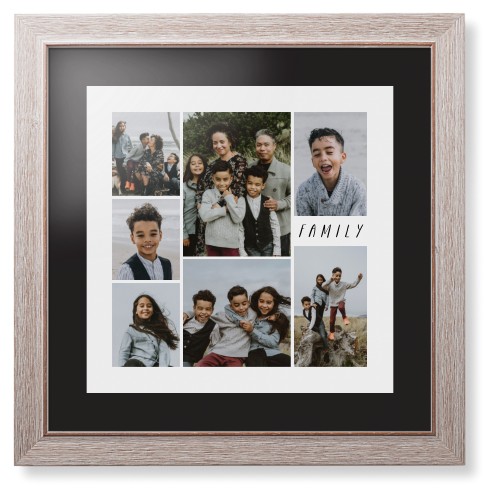 Rustic Picture Gallery Collage Of Seven