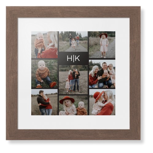 Modern Gallery Monogram of Nine