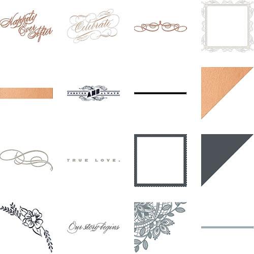 Vintage Wedding Guestbook 11x14 undefined  Premium Album