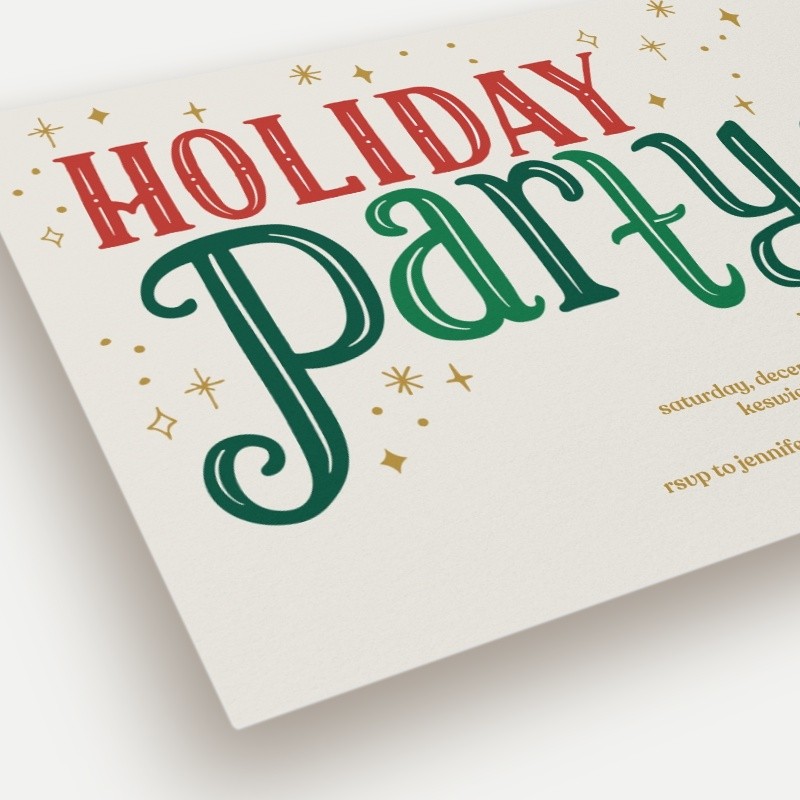 Lavonia Party Holiday Invitation