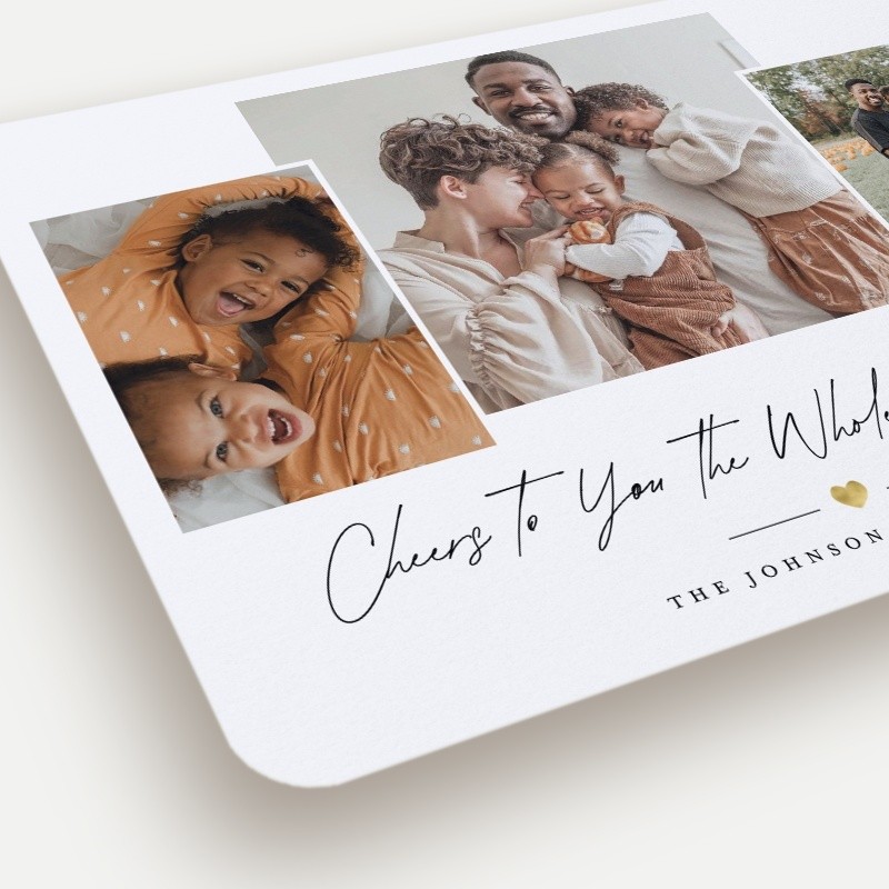 Grateful Cheer New Year's Card
