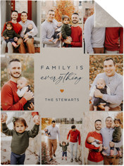 Family Collage Script Portrait