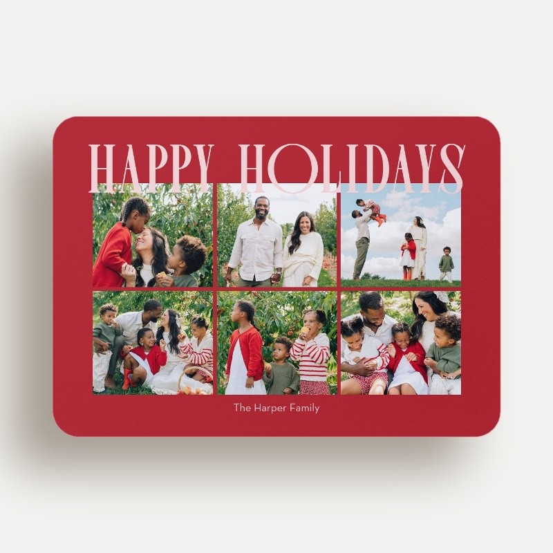 Elegant Serif Holiday Card