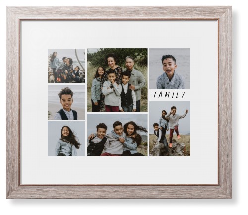 Rustic Picture Gallery Collage Of Seven