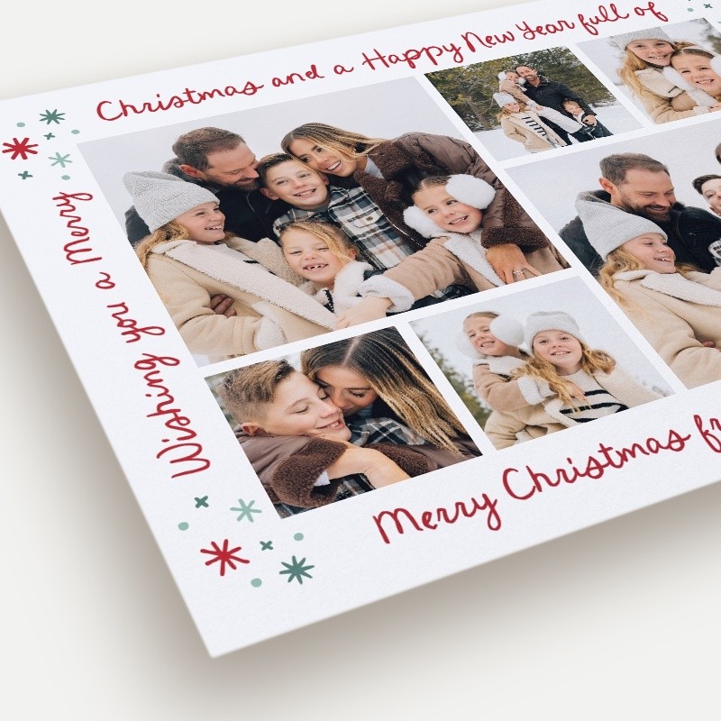 Wrapped Words Holiday Card