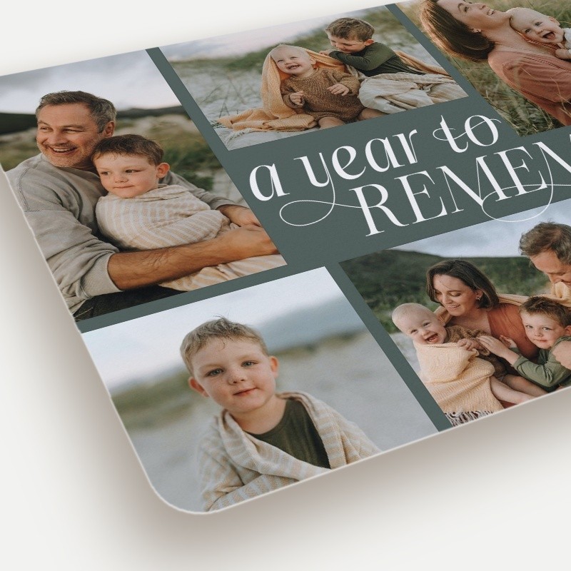 Looking Back New Year's Card
