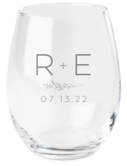 Modern Floral Monogram