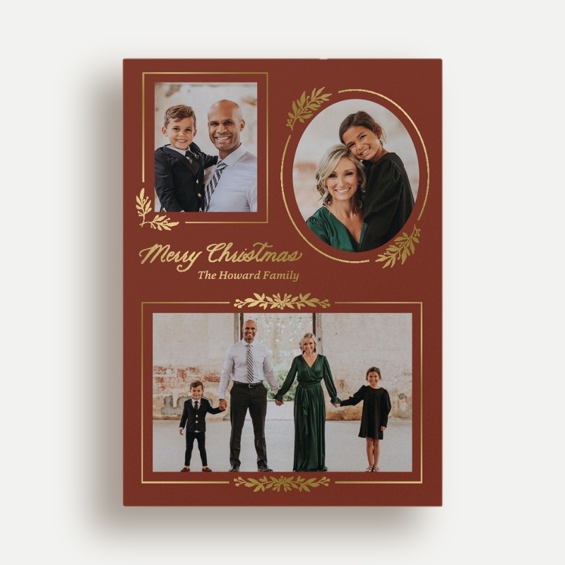Botanical Frames Holiday Card