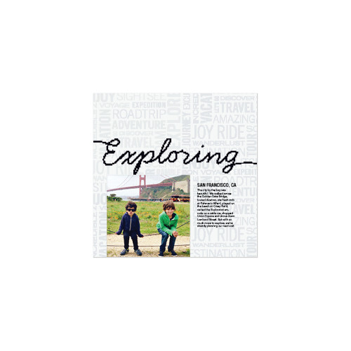 Adventure Awaits 8x8 undefined  Premium Album