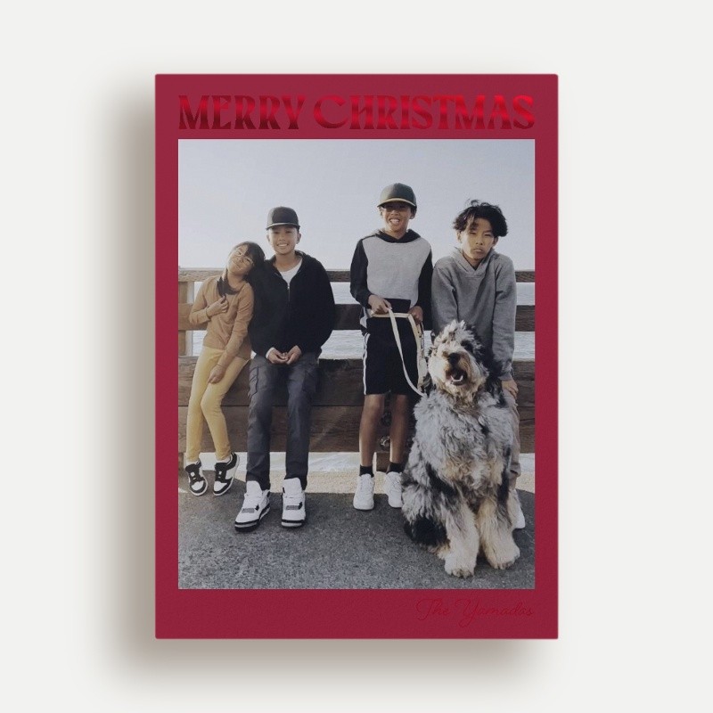 Bold Stack Holiday Card