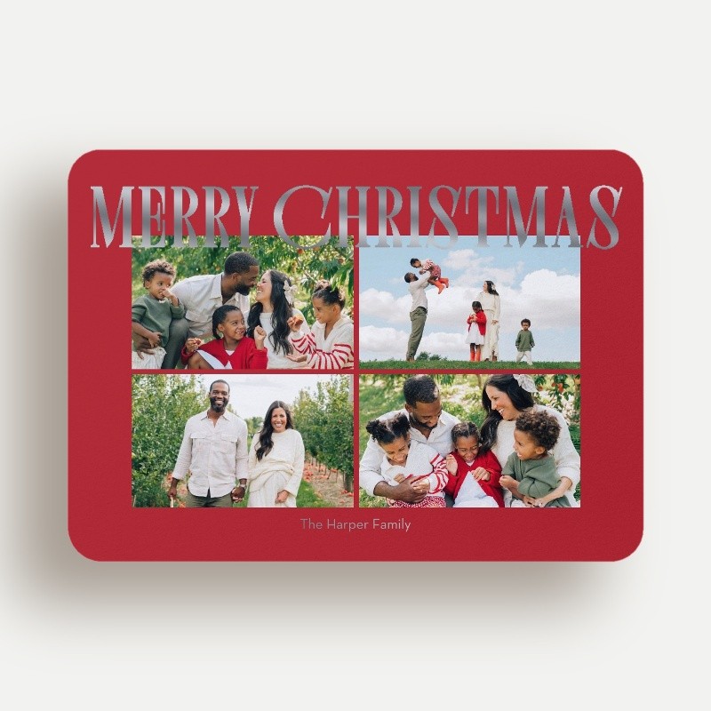 Elegant Serif Holiday Card