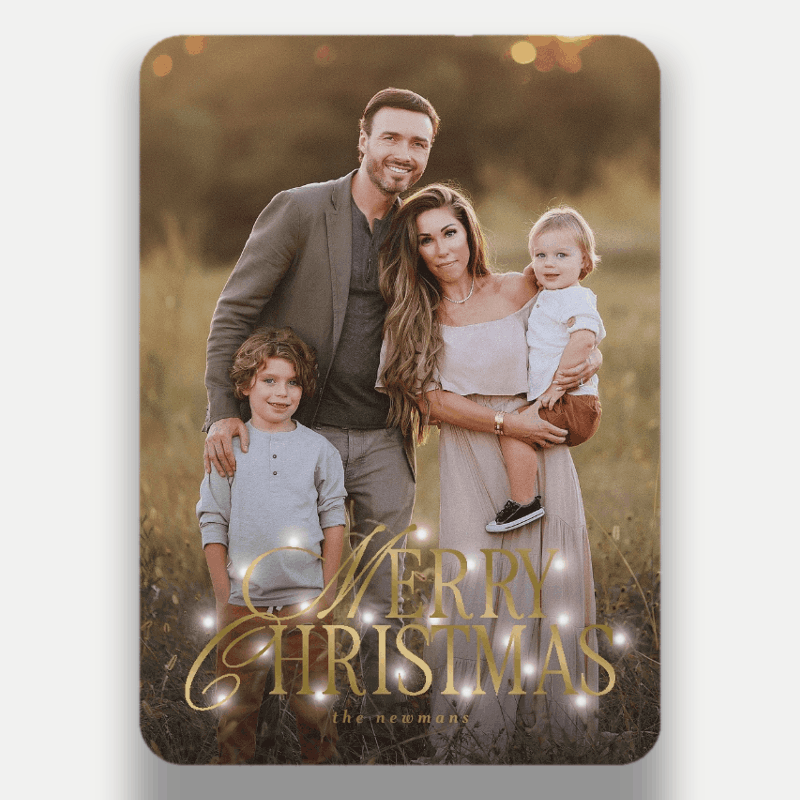 Lit Greeting Holiday Card