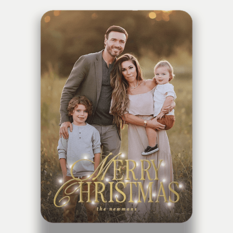 Lit Greeting Holiday Card