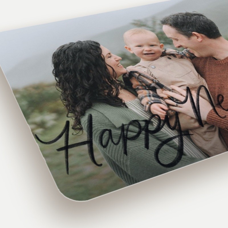Script Overlay Holiday Card