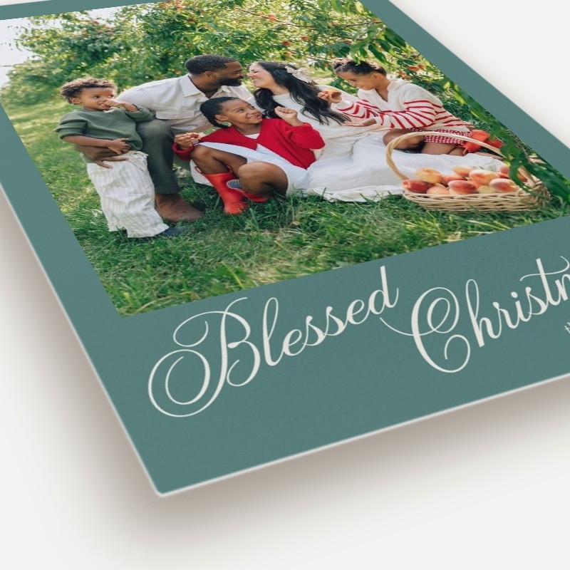 Script Collage Holiday Card