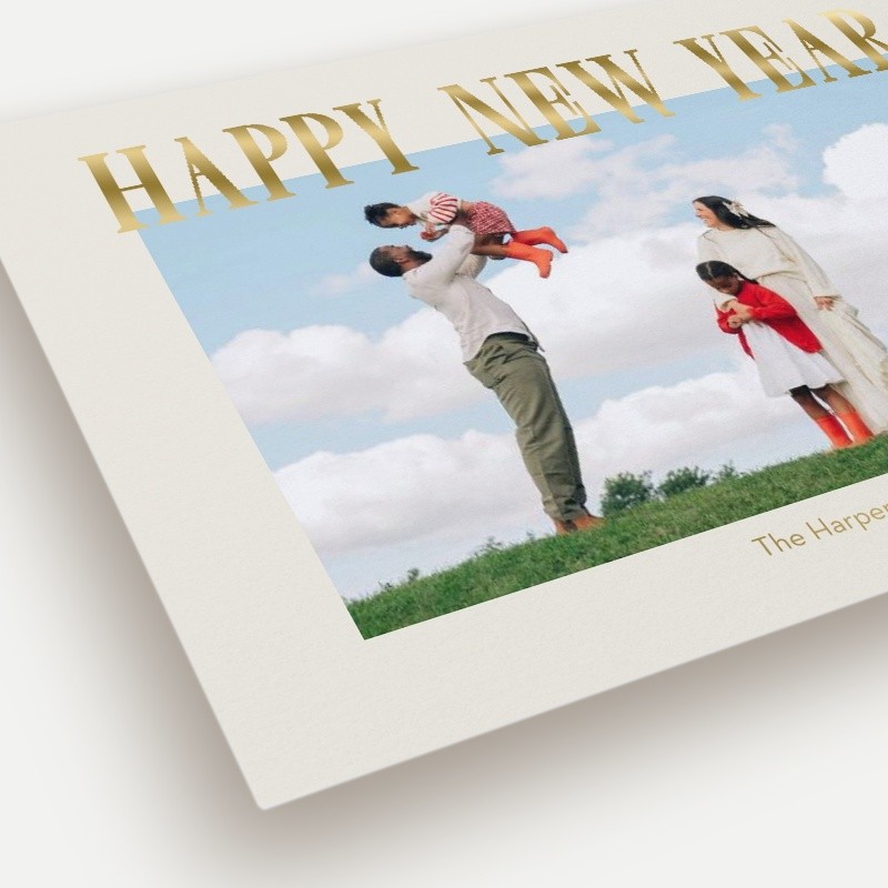 Elegant Serif Holiday Card