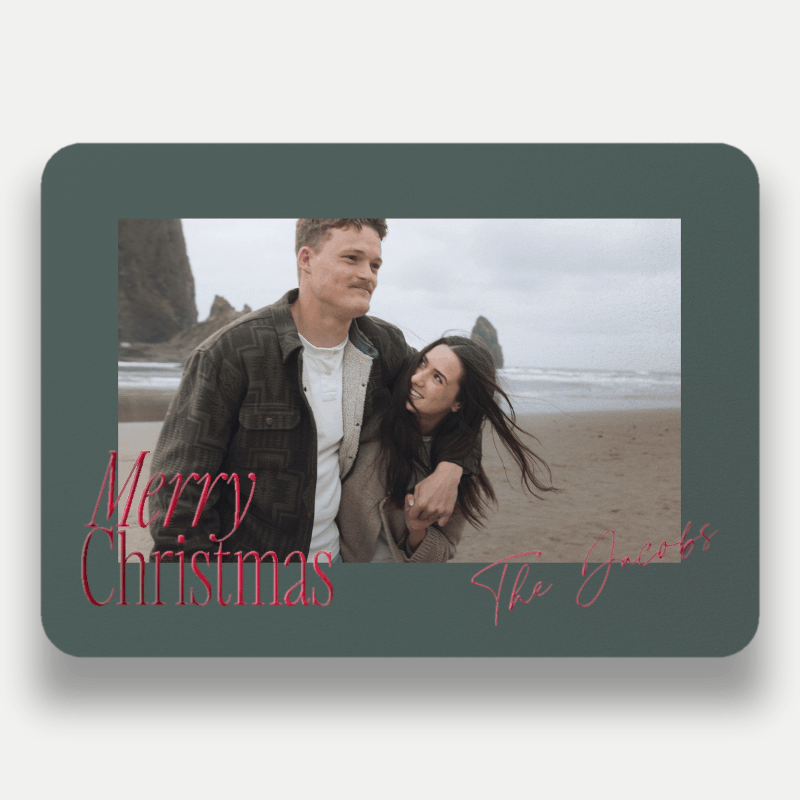 Statement Foil Holiday Card