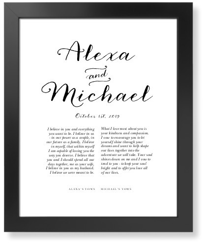Art Print Gift For Wedding Anniversary